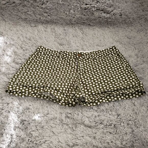 OLD NAVY Olive Green & White Seashell Shorts - Picture 2 of 11